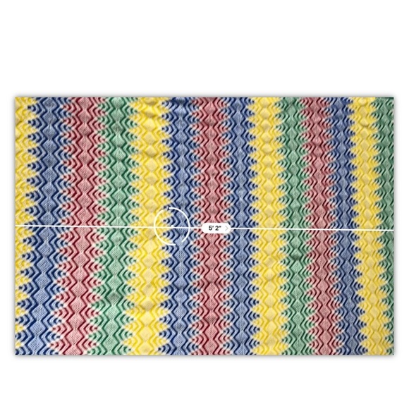 Handmade primary color blanket - Picture 3 of 4
